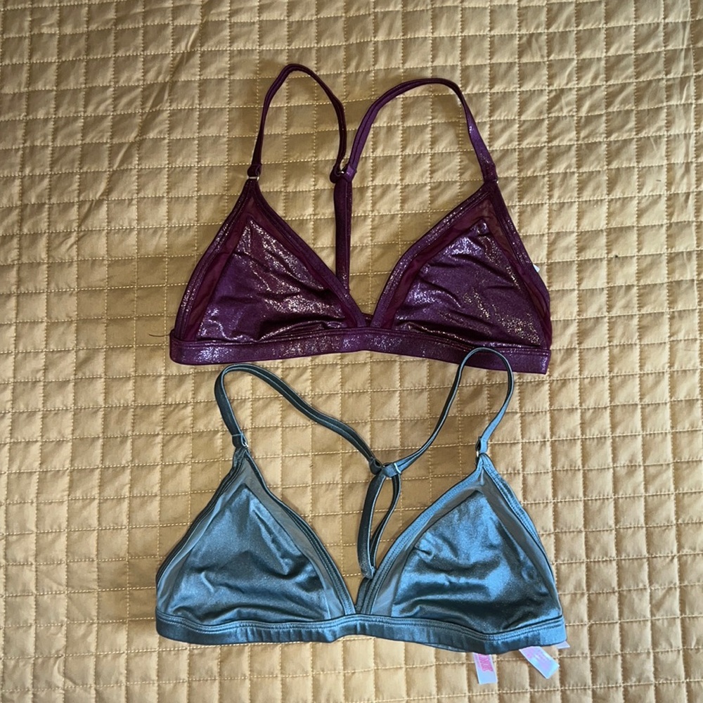 Set of 2 PINK VS Victoria Secret Bras bralettes